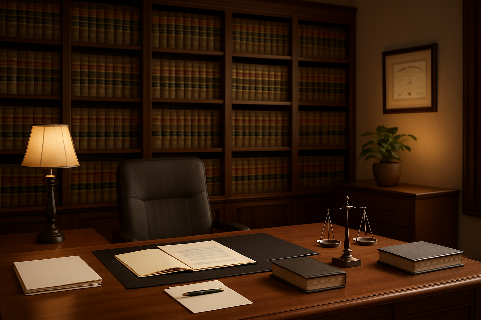 Law office interior